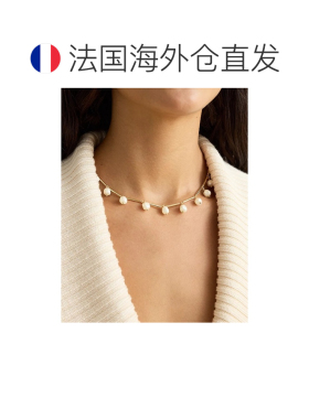 自营欧洲直邮Ralph Lauren拉夫劳伦 女士金色/白色镀金珍珠项链