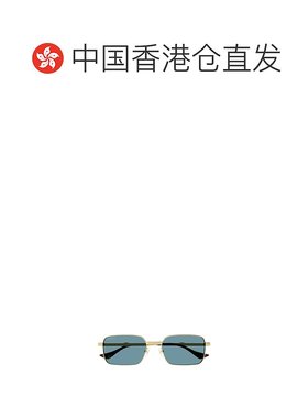 香港直邮GUCCI 男士太阳镜 GG1495S003 AW2025 蓝色 矩形框太阳镜