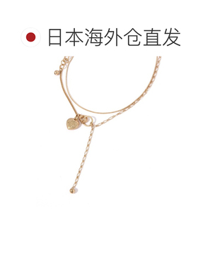 日本直邮JEANASIS 女士 双链爱心项链 1084765 【付后1h可退】