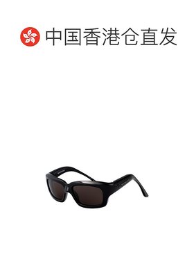 1h可退 香港直邮潮奢 Balenciaga 巴黎世家 男士 黑色太阳镜 BB03