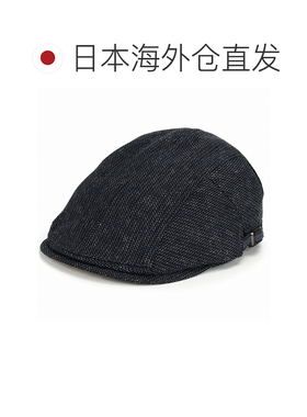日本直邮DAKS 男士猎鸭帽 人字纹 麻混纺 纱罗织 常春藤帽 狩猎帽