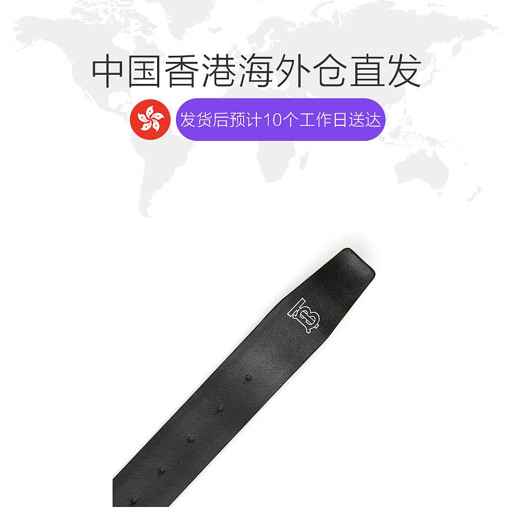 天猫国际海外仓直购BURBERRY 巴宝莉 黑色男士腰带 80155991