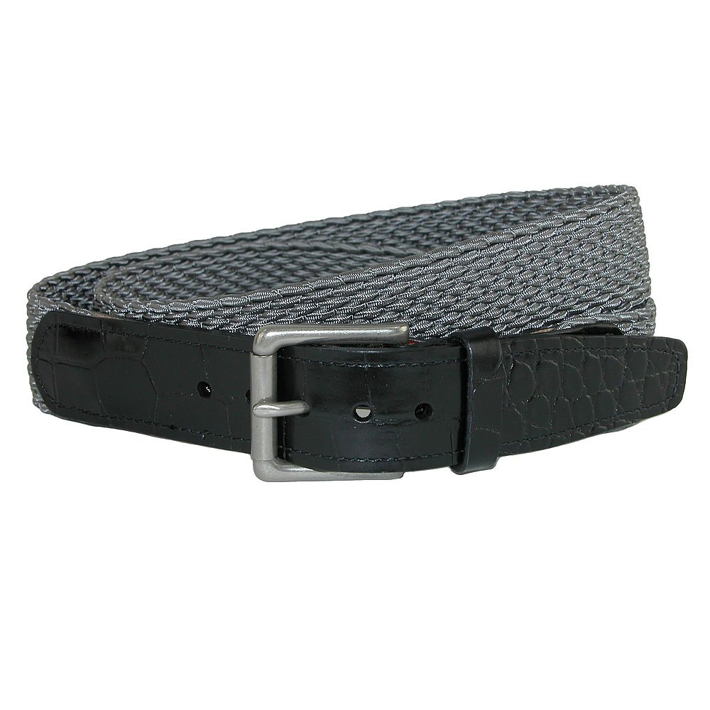 crookhorndavisHampton Stretch Belt with Croc Print Tabs - re - 图2