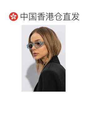 1h可退 香港直邮ALAIA 女士眼镜 AA0079S005 SS2024 白色 徽标太