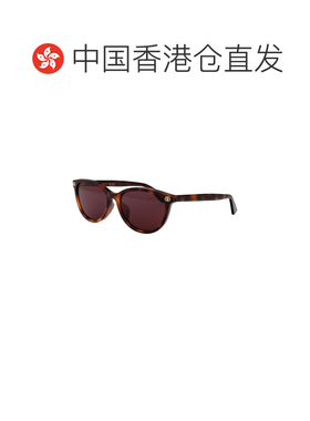 香港直邮GUCCI 女士眼镜 GG1818SK002 SS2026 棕色 椭圆框太阳镜
