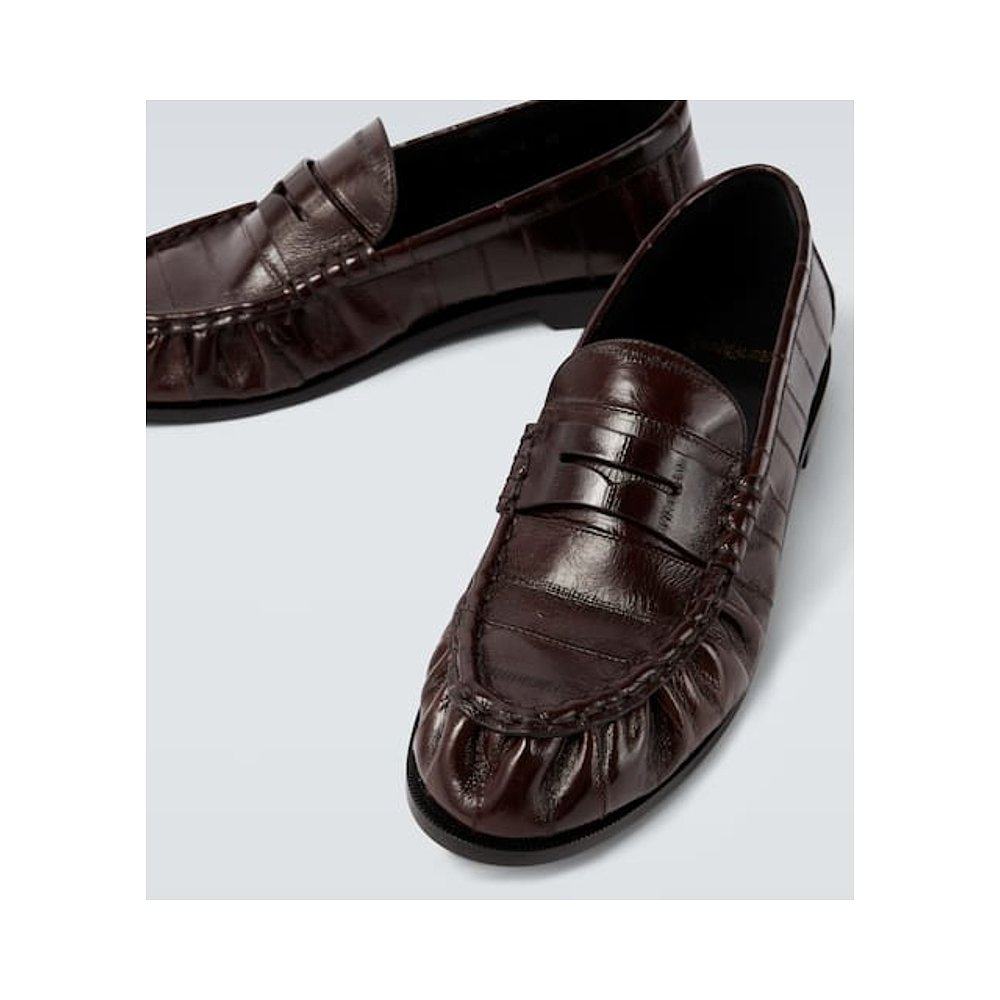 1h可退 潮奢 Saint Laurent 圣罗兰 男士 Le 简便皮质乐福鞋男鞋,淘宝优惠券,粉丝福利购,淘宝优惠卷