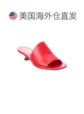 自营tod'sTOD’s Leather Sandal - red 美国奥莱直发高跟鞋凉鞋