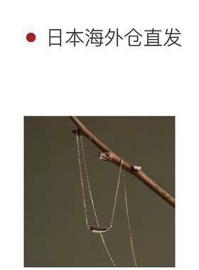 1h可退 日本直邮cui-cui K10YG 黄金吊坠项链 可调节长度 简约抽