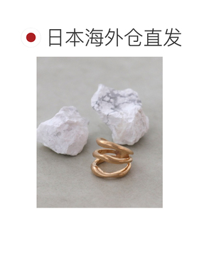 日本直邮Three Four Time 女士复古风三连金属戒指 85580020