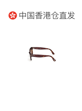 香港直邮TOM FORD 女士眼镜 FT108552H AW2025 棕色 几何框太阳镜
