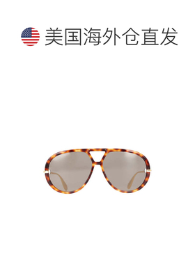 自营bottega veneta经典飞行员风格龟形太阳镜-灰色 美国奥莱直发