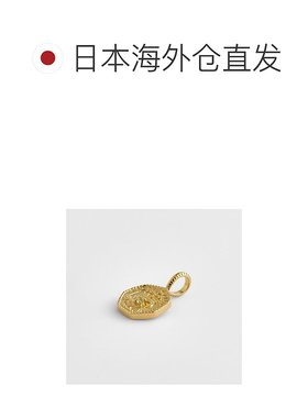 日本直邮日潮 agete 阿卡朵WEB限定8月生辰石金橄榄石吊坠单只