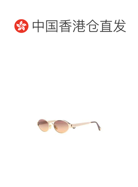 香港直邮Chloe 蔻依 女士 HOLLY 金色金属太阳眼镜 CH0355S00254B