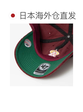 日本直邮NEW ERA 灯芯绒棒球帽 保暖柔软 男女通用 47BRAND 红色