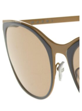 Marni 徽标太阳镜 CURVE ME102S