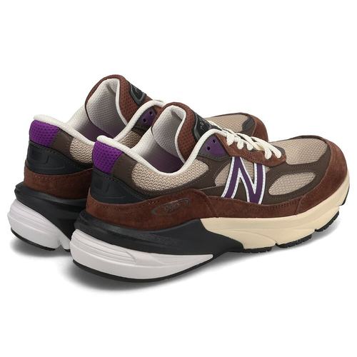 日本直邮NEWBALANCE990V6运动鞋男士D宽美国制造棕色U9 - 图1