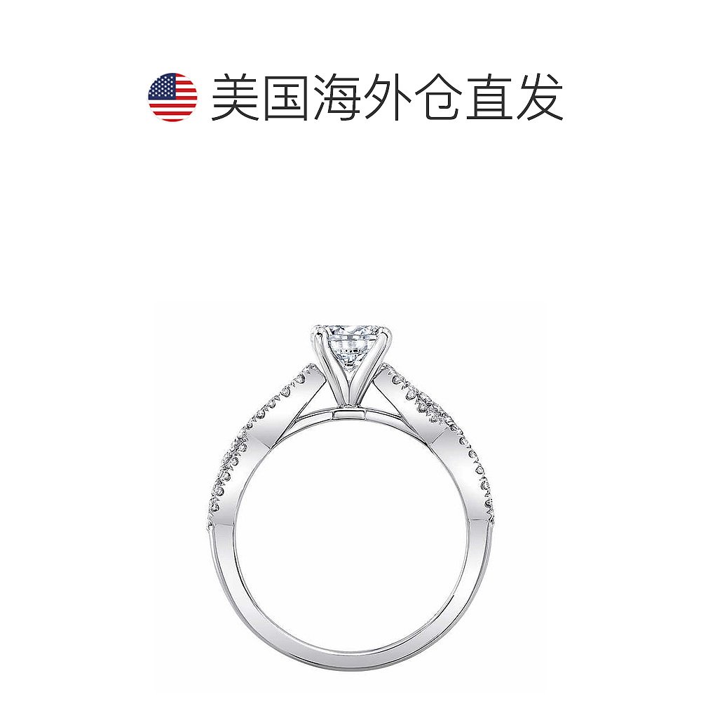 pompeii31 1/2 Ct Diamond Engagement Ring Infinity Twist Band - 图1