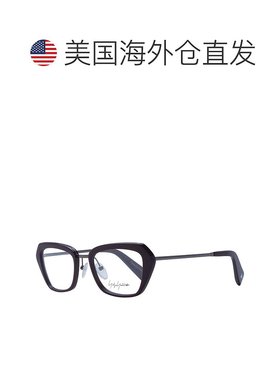 自营yohji yamamoto山本耀司中性款镜框-酒红色 美国奥莱直发