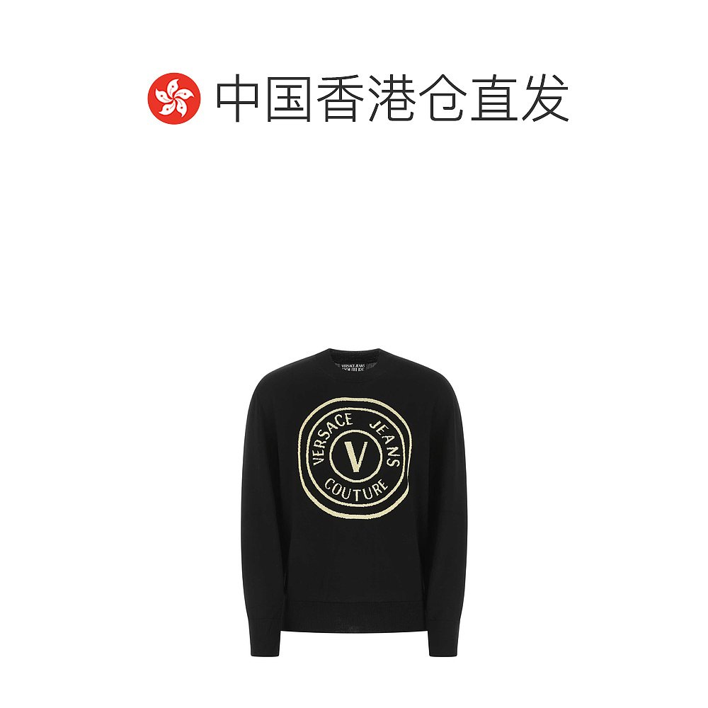 香港直邮VERSACE JEANS 男士针织毛衣 73GAFM03CM01AK42 - 图1