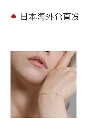 1h可退 日本直邮cui-cui 0.064ct 香槟钻石手链 K10YG 754752