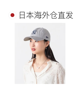 日本直邮NEW ERA 帽子 纽约洋基队 MLB 男女款 灰/深蓝 (03)头饰