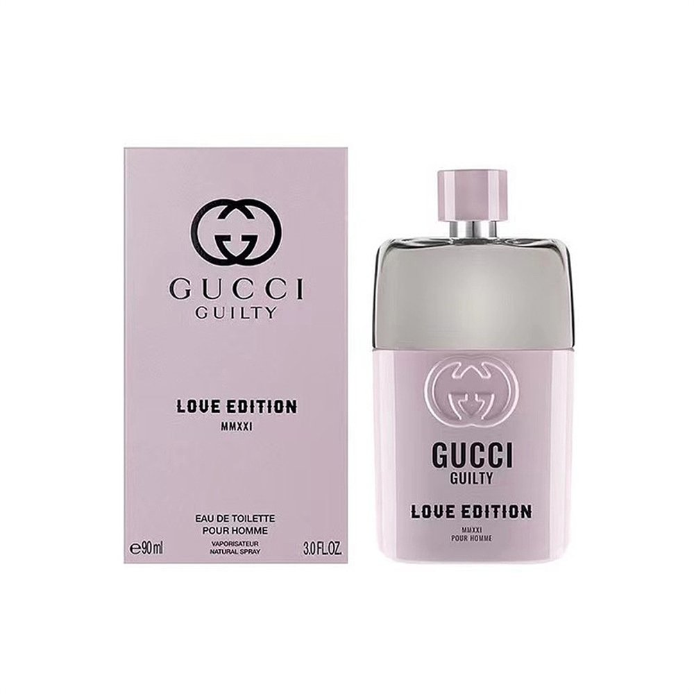 美国直邮M古驰罪爱男士情人节版香水90ml Gucci Guilty Love Edi-图0