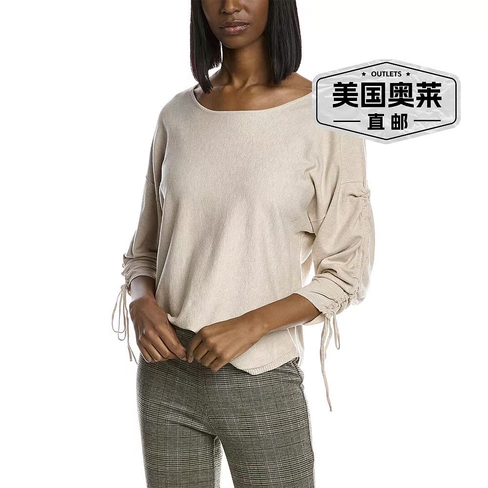 Max Studio Dolman Sweater- beige【美国奥莱】直发-图0