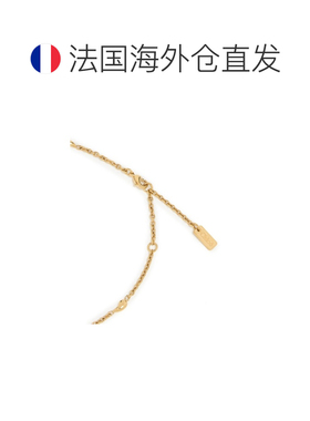 自营欧洲直邮CHLOE蔻依 女士金色黄铜珍珠贝壳项链