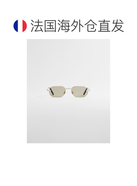自营欧洲直邮Dior迪奥 lackSuit男士米色金属八边形太阳镜
