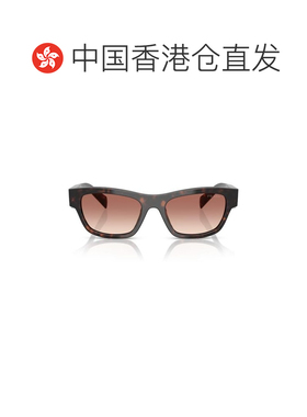 香港直邮PRADA 女士眼镜 PRB09S17N50L SS2026 棕色 蝴蝶框太阳镜