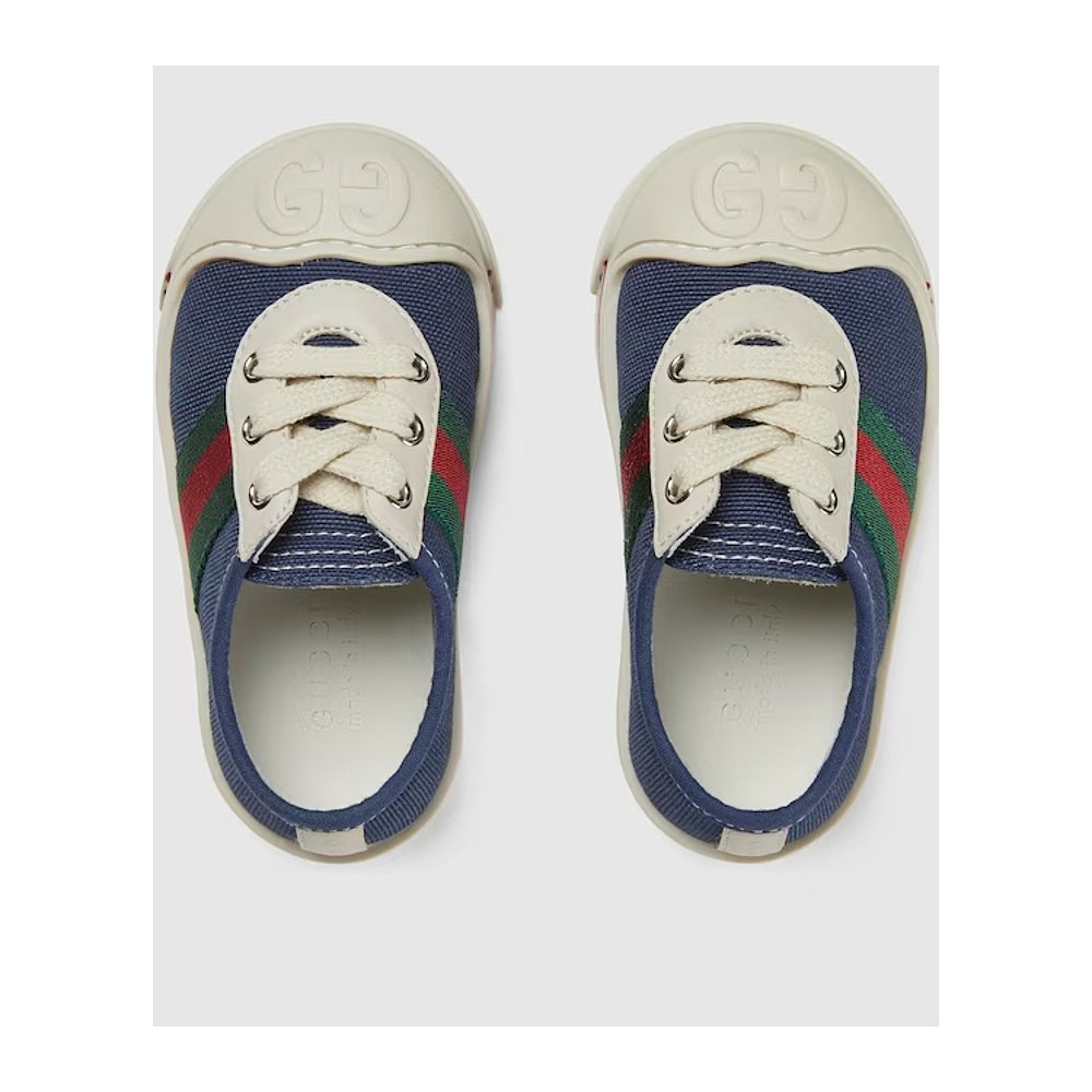 Gucci 织带装饰运动鞋 772409FACY7 - 图1