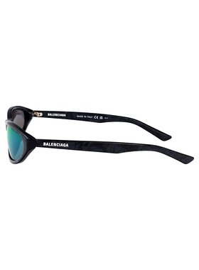 BALENCIAGA 男士眼镜 BB0007S011 SS2025 蓝色