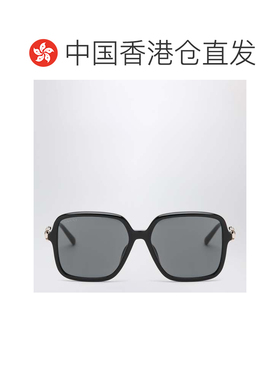 香港直邮Gucci 古驰 女士 黑色蝴蝶马衔扣太阳眼镜 A000Q1J0740