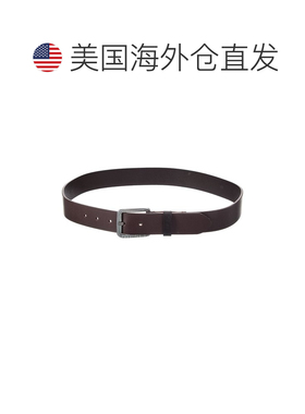 自营Diesel Logo B-Basic Leather Belt - brown 美国奥莱直发