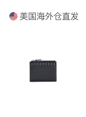 自营Valentino Garavani Calf Leather Bos Taurus Men's Wallet