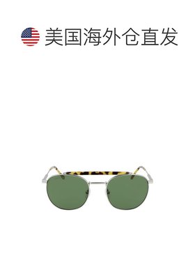 自营 Lacoste  Metal Men's Sunglasses - silver 美国奥莱直发