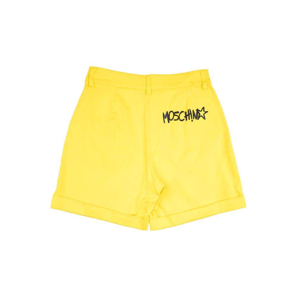 1h可退 香港直邮Moschino 莫斯奇诺 女童 短裤童装 yellow黄色 舒,淘宝优惠券,粉丝福利购,淘宝优惠卷