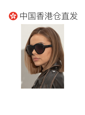 1h可退 香港直邮TOM FORD 女士太阳镜 FT111305901A CO 黑色