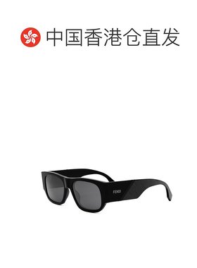 香港直邮Fendi 芬迪 男士 FE40156I 01A 斜纹太阳镜 FE40156I01A