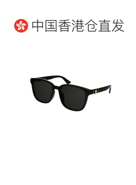 自营GUCCI古驰 男女同款黑色醋纤大方框墨镜百搭舒适感情人礼物