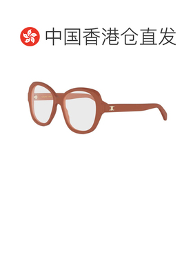 香港直邮CELINE 女士眼镜 CL50179I045 SS2026 棕色 全框眼镜