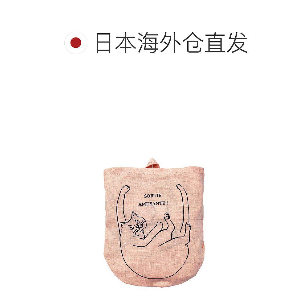 日本直邮ROOTOTE 棉制小尺寸猫图案环保袋 迷你购物袋 [RO3330AW0 - 图1