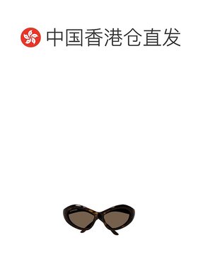 香港直邮BALENCIAGA 女士太阳镜 BB0386S002 CO 褐色 BALENCIAGA