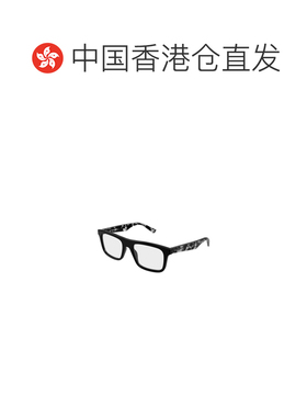 香港直邮GUCCI 男士眼镜 GG2184O008 SS2026 黑色 矩形镜框眼镜