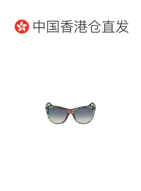 1h可退 香港直邮GUCCI 女士眼镜 GG37392F1 SS2023 灰色 徽标细节