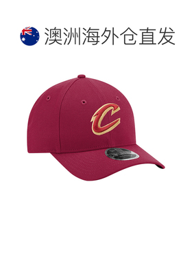 澳大利亚直邮克利夫兰骑士队 New Era 9FORTY M皇冠帽 遮阳帽帽子