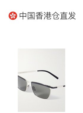 1h可退 香港直邮潮奢 Saint Laurent 圣罗兰 男士 Joe 方形框醋纤