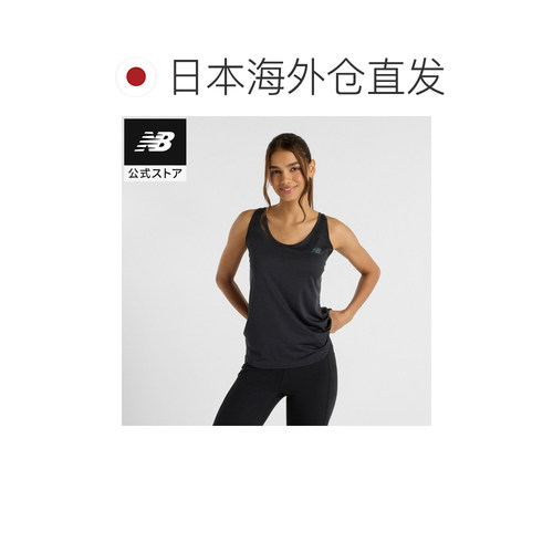 日本直邮NEW BALANCE 运动吊带背心 男女同款 WT51153-BKH - 图1