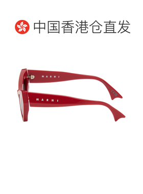 香港直邮Marni 玛尼 女士 红色 Zelaryth 太阳镜 8AFRed
