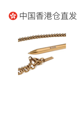 香港直邮MOSCHINO 女士项链 917684290607 CO 金色 Pen Necklace